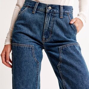 Abercrombie Mid Rise Slouchy Jean